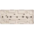 ЭТЮД Розетка тройная открытой установки без заземления без шторок 16А 250B, кремовый