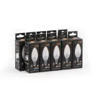 Лампа светодиодная LED 6.5 Вт 520 лм 3000К свеча теплый E14 AC 220В Black Gauss