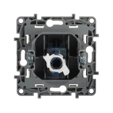 ETIKA Розетка компьютерная RJ45 категория 5 UTP слоновая кость