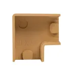 Поворот 90 градусов (16х16) (4 шт) Plast под светлое дерево