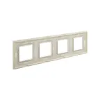 Рамка из натурального стекла, ''Avanti'', светло-зеленая, 8 модулей