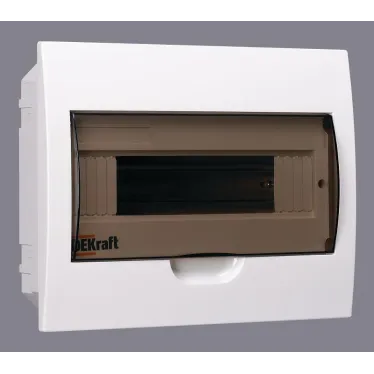 Щит распределительный встраиваемый ЩРВ-П-12 IP41 пластиковый прозрачная дверь