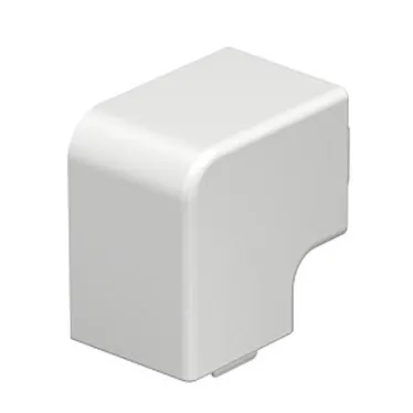 Крышка плоского угла кабельного канала WDK 40x40 мм (ПВХ, белый)