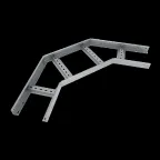 Угол лестничный горизонтальный 90 гр. 80х400х1,2 мм Быстрый монтаж