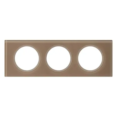 Рамка, трехпостовая, смальта мокка