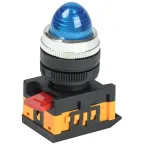 Лампа AL-22 сигнальная синяя неон