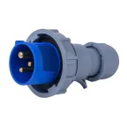 Вилка переносная 2Р+РЕ 32А 220В IP67 ВП-103