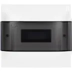 Practibox S Пластиковый щиток Встраиваемый (ЩРв-П) (в полые стены) 1X8 Дымчатая дверь