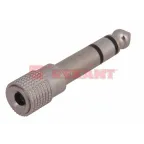 Переходник штекер стерео 6,3 мм - гнездо стерео 3,5 мм,,