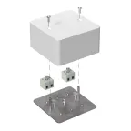 Коробка огнестойкая для кабель-канала 40-0460-FR2.5-4 Е15-Е120 85х85х45