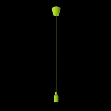 Светильник подвесной под лампу 1хE27 AC 220В Зеленый IP20 1000х40х94мм Пластик Decor Gauss