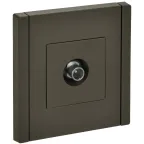 FORTE@PIANO Розетка TV проходная FP329 серый IEK