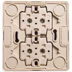 ЭТЮД Розетка четырехместная наружная с заземлением со шторками 16А 250B сосна