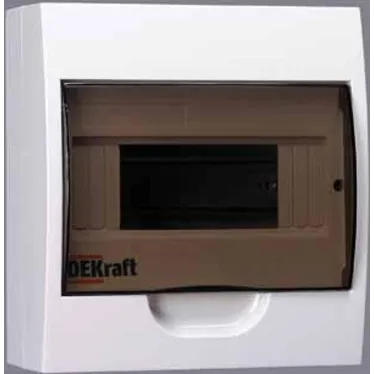 Щит распределительный навесной ЩРн-П-8 IP41 пластиковый прозрачная дверь