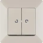 Valena LIFE Рамка 1 пост слоновая кость универсальная