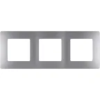 ETIKA Рамка 3 поста алюминий