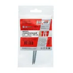 Шуруп универсальный 5х100 потайная головка, остроконечный, оцинкованный (3шт) - пакет