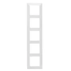 Valena LIFE Рамка 5 постов белая универсальная