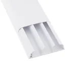 Кабель-канал 90x25 плинтусный треxсекционный с крышкой IN-Liner FRONT