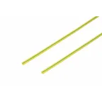 Термоусаживаемая трубка 1,5 0,75 мм, желто-зеленая, упаковка 50 шт. по 1 м, REXANT