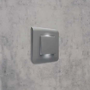 Переключатель на 2 направления Mosaic 2 модуля - 10 AX - алюминий