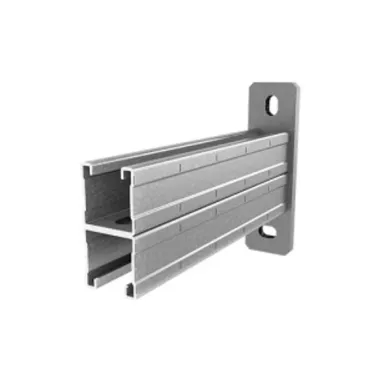 Консоль СТРАТ двойная 41х41, база 700, толщ. 2,0 мм, гальван. цинк