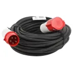Удлинитель силовой IND380-U-1e-5x2,5-20m-IP44 на 380В в бухте 1 розетка CEE 5P 20м КГ 5х2,5 32A IP44