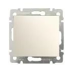 VALENA Переключатель одноклавишный промежуточный в рамку слоновая кость