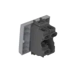 Avanti Выключатель одноклавишный, модульный Закаленная сталь 2 модуля