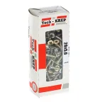 Шуруп универсальный 5х20 потайная головка, остроконечный, желтопассивированный (200шт) - коробка