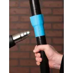 Термоусаживаемая трубка ТУТ нг 60/30 синяя рулон PROxima