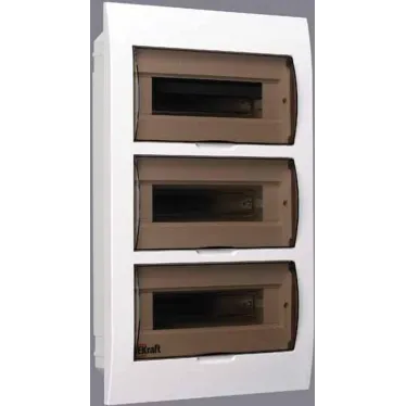 Щит распределительный встраиваемый ЩРв-36 IP41 пластиковый прозрачная дверь