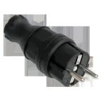 ОМЕГА Вилка угловая каучук 16А 2Р+E IР44