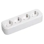 Колодка K04 4 места 2P+PE 16A CLASSIC