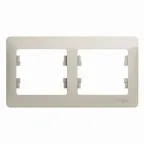 GLOSSA рамка 2-постовая горизонтальная молочный