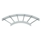 Угловая секция 90° лестничного лотка 110х600 мм R-500 мм