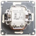 W59 Переключатель одноклавишный с подсв. 10АХ, механизм, шампань