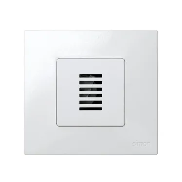 Звонок электрический с регулировкой тона, S27, белый