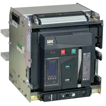 Выключатель автоматический воздушный ARMAT выдвижного исполнения 3P типоразмер E 85кА 2500А расцепитель TY с комплектом аксессуаров 220В: мотор привод катушка включения катушка отключения