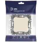 Переключатель, 10АХ-250В, Эра Elegance, сл.кость,14-1103-02