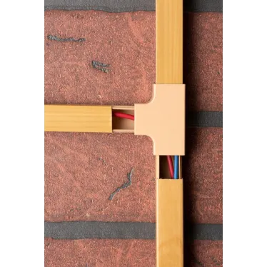 Угол T-образный (15х10) (4 шт) Plast PROxima под светлое дерево