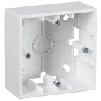 15 Коробка для наружного монтажа на 1 пост белый