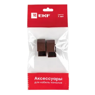 Заглушка (16х16) (4 шт) Plast под темное дерево