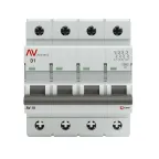 Выключатель автоматический AV-10 4P 1A (D) 10kA AVERES