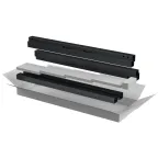 Комплект стоек и профилей для шкафа LINEA E 42U чер.