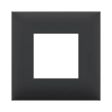 Avanti Рамка ARTLEBEDEV Черный матовый 2 модуля