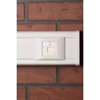 Розетка RJ45, категории 5e (ширина 2 модуля)