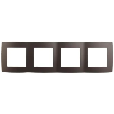Рамка на 4 поста, Эра12, бронза, 12-5004-13