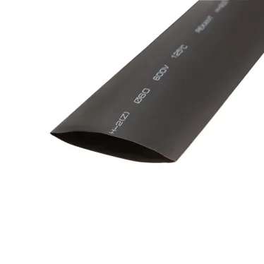 Термоусаживаемая трубка 60,0 30,0 мм, черная, упаковка 10 шт. по 1 м, REXANT