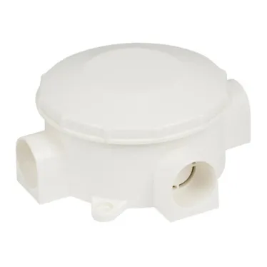 Коробка распаячная КМР-040-040 трехрожковая белая (70х35) PROxima